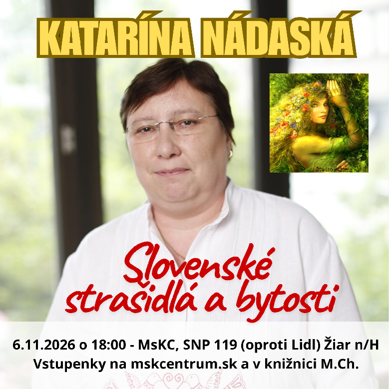 Večer s Katarínou Nádaskou