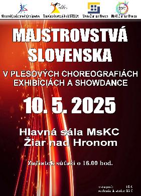 MS v plesových choreografiách, exhibíciách a showdance 2025